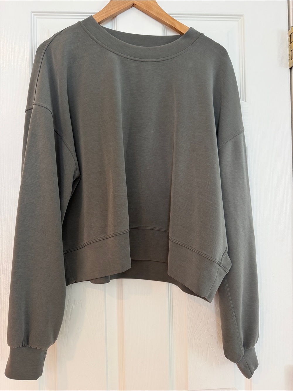 lululemon athletica perfectly oversized softstream Crewneck Sweatshirt - Olive
